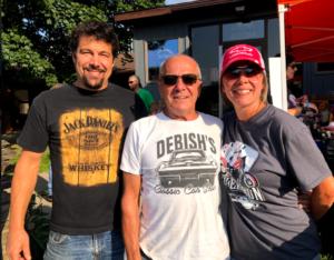 three poker run attendees