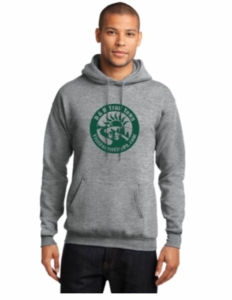 D&H Trail logo hoodie in gray