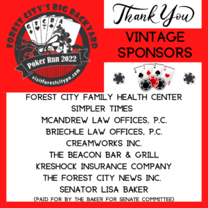 Vintage Sponsors for the GFCBA Poker Run '22